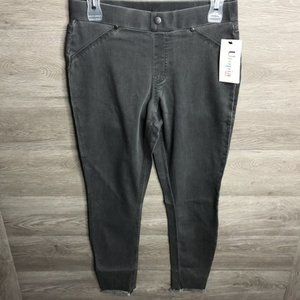 HUE Utopia Small Raw CrissCross Denim Skimmer Grey